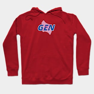 Generation Z Word Lettering Art Hoodie